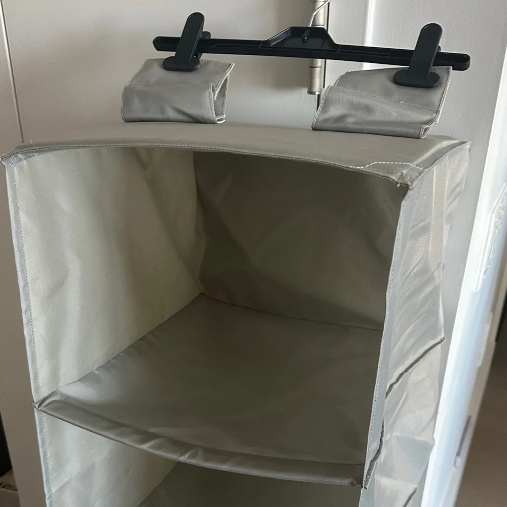 Hanging Closet Organizer in Gray